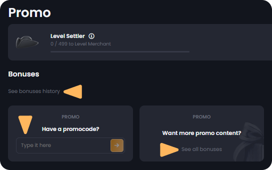 Where can I see my bonuses step 3 Bonuses Menu