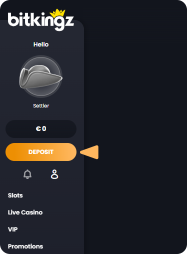 How do I make a deposit step one Deposit Button